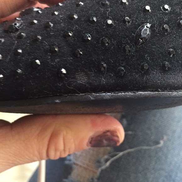 Black Rhinestone Pumps 💕 - Picture 8 of 8